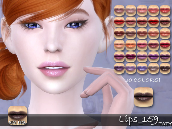 Sims 4 — [Ts4]Taty_Lips_159 by tatygagg — - Female - Humane, Alien - Teen to Elder - Hq Compatible