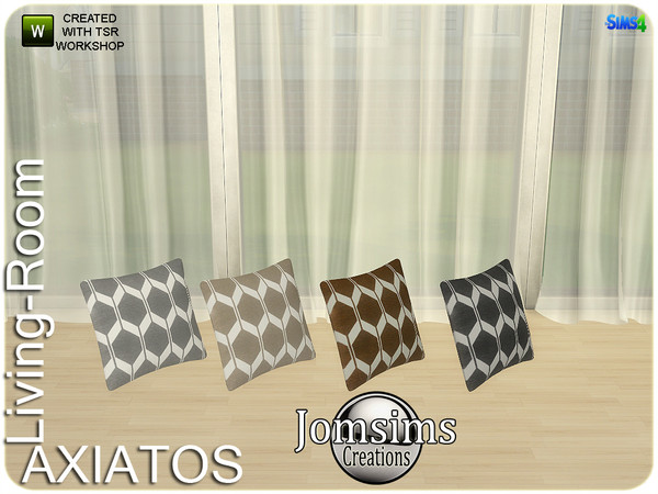 Sims 4 — axiatos cushion deco for living chair by jomsims — axiatos cushion deco for living chair