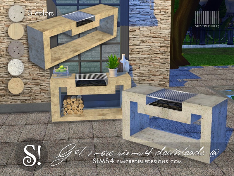Sims 4 CC Barbecue