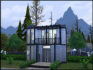 Sims 4 — Modern Family House by Fatouma — Modern yet cozy family home that is fit for two adults and two children.