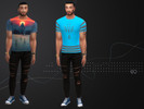 Sims 4 — 2 T shirts KongAdidas by LerAss — 2 shirts for adult male King kong, Adidas Enjoy (: