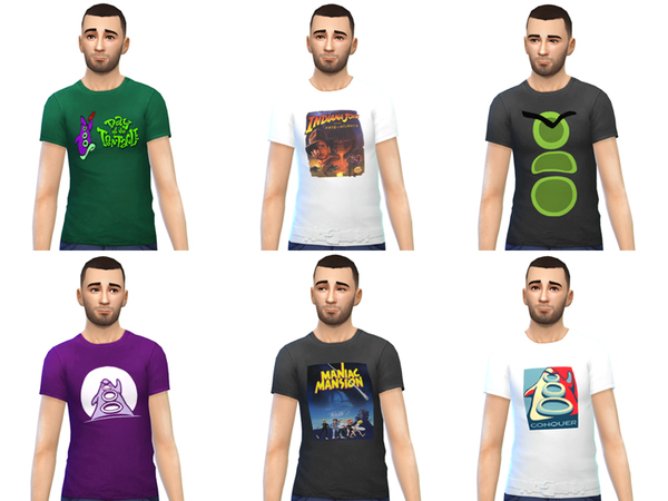 The Sims Resource - Day of the Tentacle T-Shirt Set - Adult/Teen/Elder ...