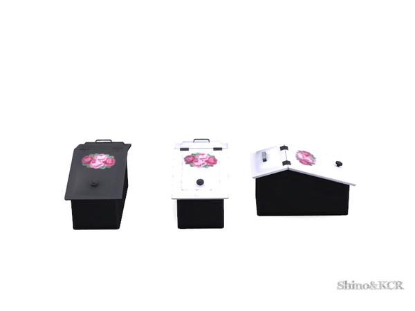 Sims 4 — Shabby Chic Dining - Coal Storage by ShinoKCR — A Sample of Shabby Chic Furniture for your Simmies!