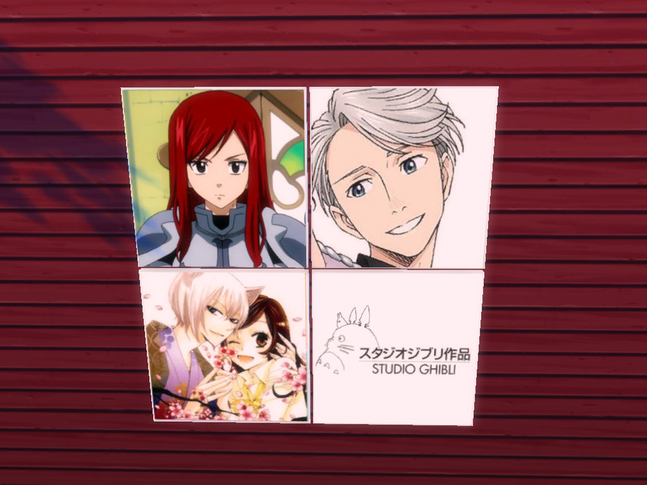 The Sims Resource Anime Poster Set