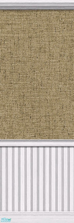 Sims 2 — Tweed Texture Wall-Tan with WBB by froilan — Series of tweed texture walls with assorted moldings. Enjoy!