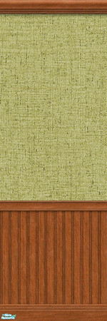 Sims 2 — Tweed Texture Wall-Khaki with BB by froilan — Series of tweed texture walls with assorted moldings. Enjoy!