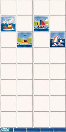 Sims 2 — Set 19 designer wall 5 by TSR Archive — Set 19 designer wall 5