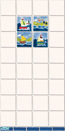 Sims 2 — Set 19 designer wall 3 by TSR Archive — Set 19 designer wall 3