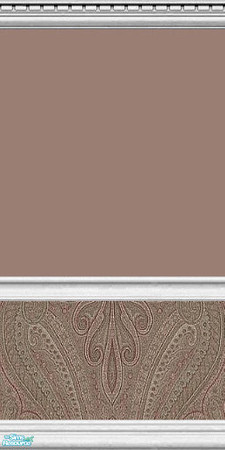 Sims 2 — 4 - 11 Free - 2 by Lorah — Brown and burgandy paisley, mint with pink roses, cream and tan palms.