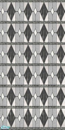 Sims 2 — Black Bath - Full by Astarta — Black bathroom tiles in 3 variations.