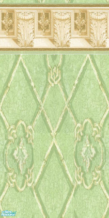 Sims 2 — Antique Bath - Green by Astarta — 