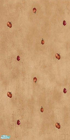 Sims 2 — Apple Love Wallpaper Set - 3 by tagandkiss8100 — Low Costing Wallpaper for all your Starting out sims