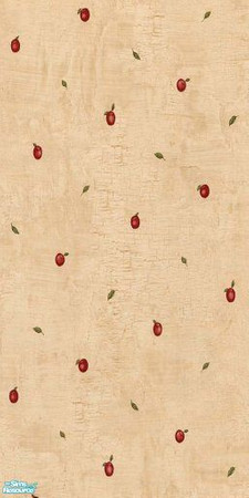 Sims 2 — Apple Love Wallpaper Set - 2 by tagandkiss8100 — Low Costing Wallpaper for all your Starting out sims