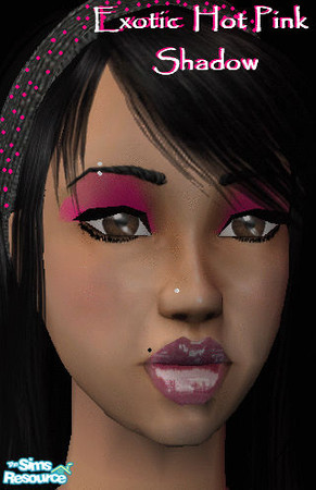 Sims 2 — Exotic Hot pink Shadow by Lanebran — Pretty hot pink sahdow for any complextion sim.