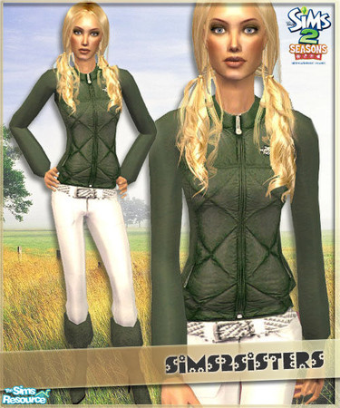 Sims 2 — S2S Collection No. 180925 AF - 3 by sims2sisters — Sims2Seasons outerwear for adult women. Works with Seasons EP