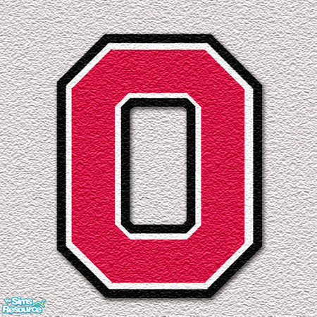 Sims 2 — Scarlet and Gray Set - Block O Floor by froilan — Beautiful Block O carpet that looks great in game. Cover the