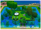 Sims 4 — Underwater Living (No CC) by kaito_nikura — Let your sims feel like mermaids living in this underwater house! It