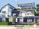 Sims 4 — White Pearl by MychQQQ — White Pearl is a very pretty modern house built on 40x30 lot in Oasis Springs. Lot:
