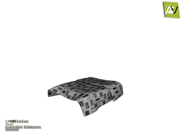 Sims 3 — Gunnern Bed Blanket by ArtVitalex — - Gunnern Bed Blanket - ArtVitalex@TSR, Jan 2016