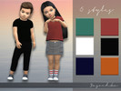 Sims 4 — Yasechka Toddler Basic T-shirt by Yasechka — Toddler Basic T-shirt New item New mesh Custom thumbnail 6 styles