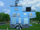 Sims 4 — La Madeleine by Sunpowder — Four story house with basement. Furnished and decorated throughout. No custom