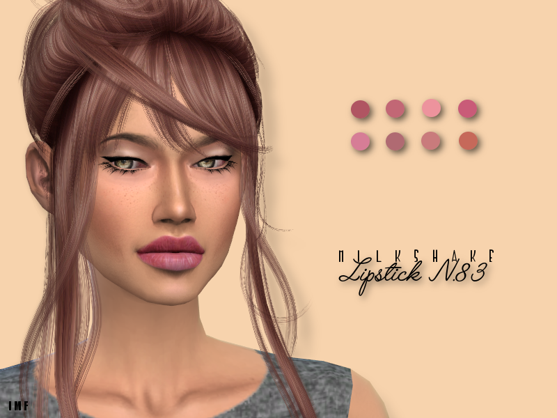 The Sims Resource - IMF Milkshake Lipstick N.83