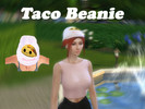 Sims 4 — Taco Beanie (Skytasa) - Get to Work needed by SabrinaSchultzSimmer — this is a taco beanie... thats about it. i