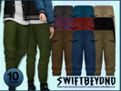 Sims 4 — Jogger Pants by Swiftbeyond — Comfortable twill joggers featuring a drawstring waistband. Available in 10