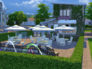 Sims 4 — Restaurant Aleph Null by GottaGetaGoat — Yet another community created restaurant. Includes living quarters /
