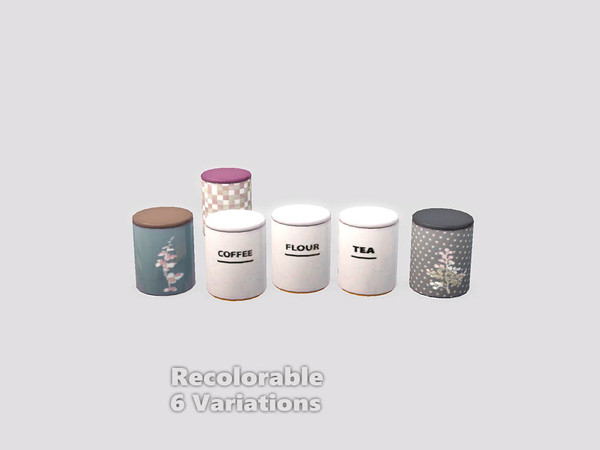 Sims 3 — Gourmet Kitchen - Kitchen Canister ( Large ) by ung999 — Gourmet Kitchen - Kitchen Canister ( Large )