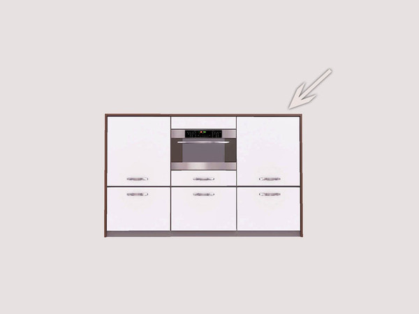 Sims 3 — Gourmet Kitchen - Cabinet Right by ung999 — Gourmet Kitchen - Cabinet Right Recolorable Channels : 4 Located at