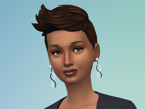 Sims 4 — 2 Ways by _rafii2198_ — My 2 colored Earrings 