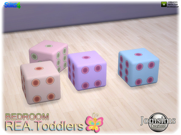 Sims 4 — rea toddlers misc deco table cube by jomsims — rea toddlers misc deco table cube
