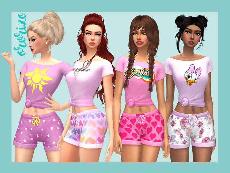 Sims 4 The Sims Resource | Pyjamas, Part 1 - Top - Backyard needed by TSR Creator
