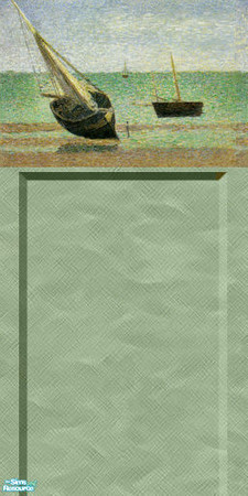 Sims 2 — DiY_Seu_Aqua by Dialectically_yours — Seurat for your home! Originally designed to entice visitors to the