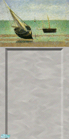 Sims 2 — DiY_Seu_Gray by Dialectically_yours — Seurat for your home! Originally designed to entice visitors to the