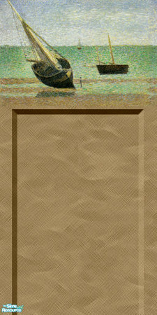 Sims 2 — DiY_Seurat_Sand by Dialectically_yours — Seurat for your home! Originally designed to entice visitors to the