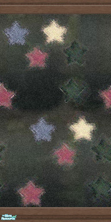 Sims 2 — Gothic Babies - Wallpaper by Lorah — An amazingly elegant set in muted pink, blue, cream, and green for babies