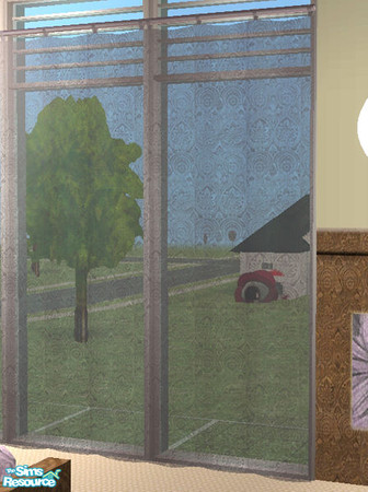 Sims 2 — Ancarra Bedroom - Sheer Voile curtain by Cloisonne — 