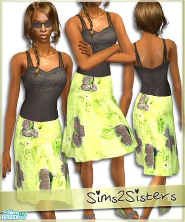 Sims 2 — S2S Collection No. 200425 AF - 4 by sims2sisters — Skirt