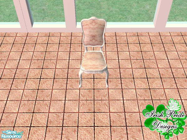Sims 2 — Princess Cut Kitchen - Dinning Chair by Irish Pride — The dinning chair was also crafted from the same white