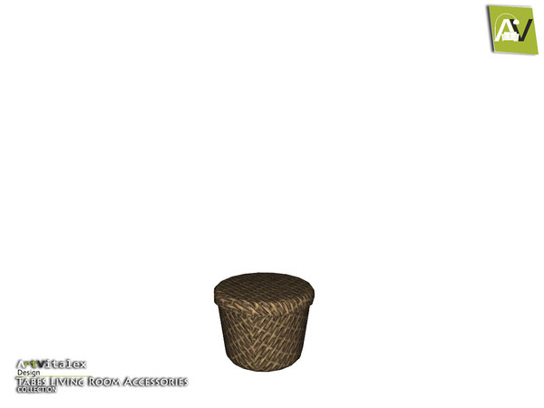 Sims 3 — Tabes Circle Storage Box by ArtVitalex — - Tabes Circle Storage Box - ArtVitalex@TSR, Jan 2016