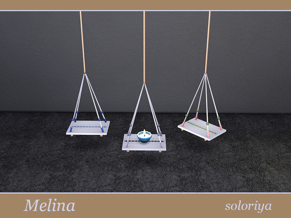 Sims 4 — Melina Living Room Coffee Table by soloriya — Small coffee table with slots for your favorite decor. Part of