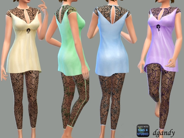 The Sims Resource Silk Pajamas 0908 | HOT SEXY GIRL