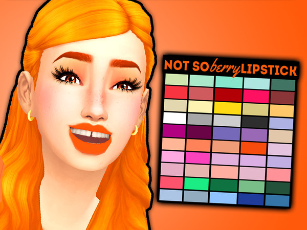 Sims 4 — Prxnce - Not So Berry Lipstick by Prxnce2 — its matte and there more info about it on tumblr prxnce.tumblr.com