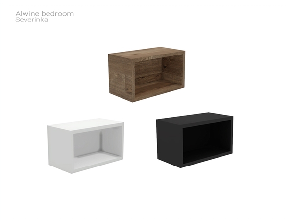 Sims 4 — [Alwine bedroom] - wall shelf by Severinka_ — Wall shelf From the set 'Alwine bedroom' Build / Buy category: