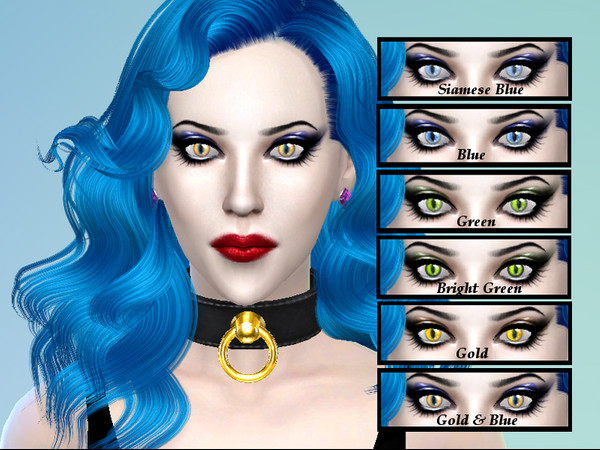 Sims 4 — [Arkadian Dreams] Cat Eyes Collection by ArkadyRose — A large set of cat eyes - just perfect for letting your