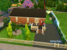 Sims 4 — Grandma's House by kristenariana — Spacious living room and kitchen. 3 large bedrooms, and a very cozy bathroom.