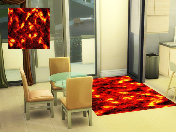 Sims 4 — The Floor is Lava by xhemmosguitar2 — Lava floor for The Sims 4.
