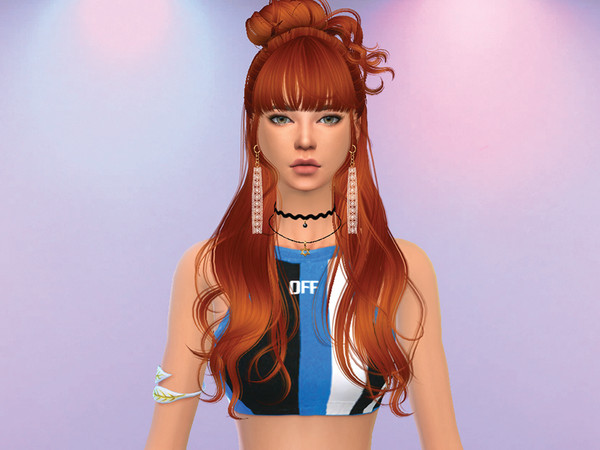 Sims 4 — Blackpink LISA (OFF) Croptop - Spa Day needed by Areumxxi — This croptop is from Blackpink's MV , (As it's your
